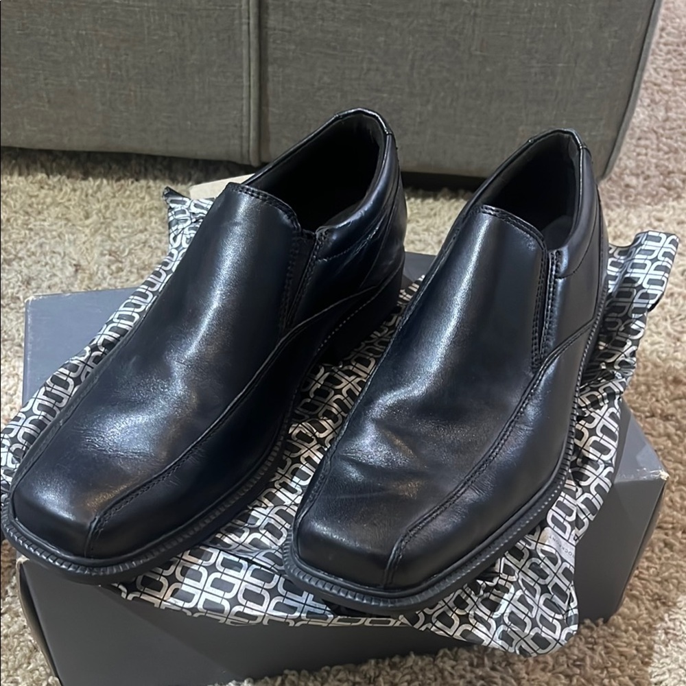 Rockport Chipley Men's Black Leather Dress Shoes